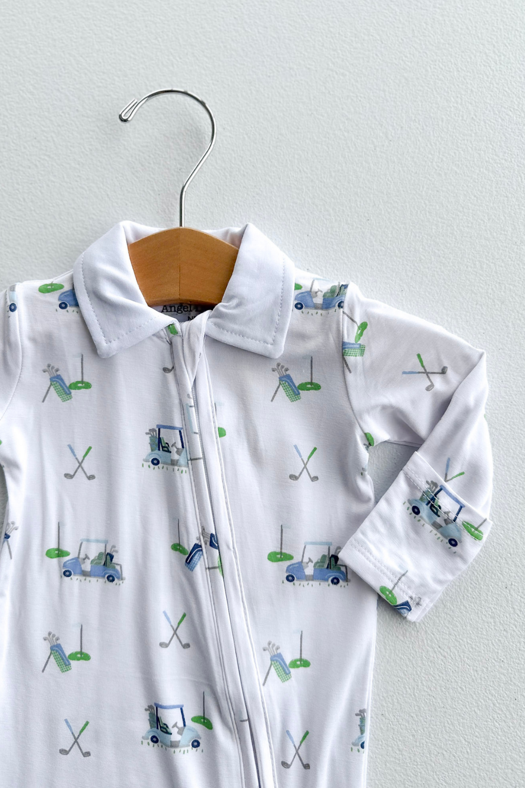 Golf Carts Polo Blue Footie
