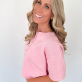 Button Up Short Sleeve Knit Cardigan (2 Colors)