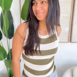 Sammy Striped Knit Tank Top