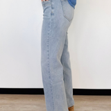 Audrey High Rise Wide Leg Mica Denim Jeans