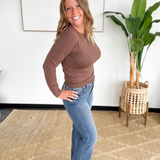 Brown - Classic Knit Sweater