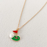 Hole in One Pendant Golf Necklace