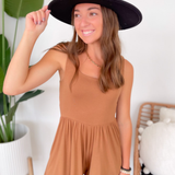 Callie Tan Romper