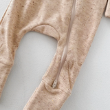 Tan Speckle Romper