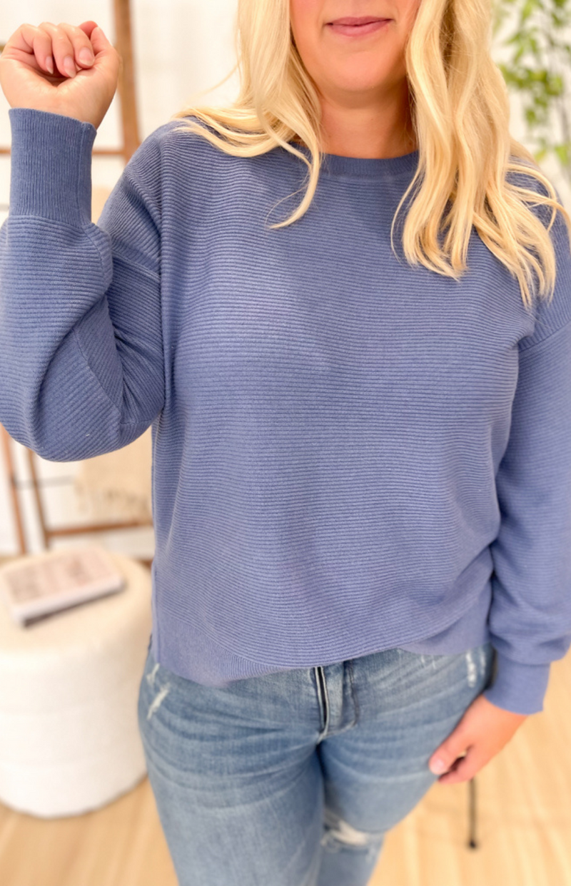 Candice Blue Sweater [S-XL]