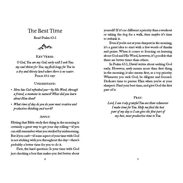 The 5 Minute Bible Study for Men