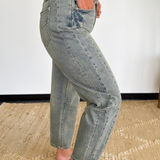 Aria High Rise Slim Barrel KanCan Jeans