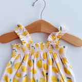 Sunny Lemons Ruffly Strap Top & Bloomers