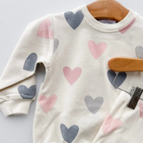 Sweatshirt & Leggings Set-Hearts