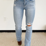 Zoey Mid Rise Bootcut Flying Monkey Jeans