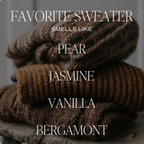 Favorite Sweater 15oz Candle