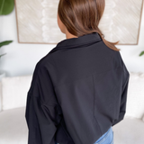 Bailey 3/4 Zip Black Pullover