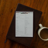 Books of the Bible Reading Checklist