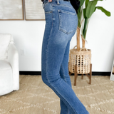 Sabrina Straight Leg Just Black Denim Jeans