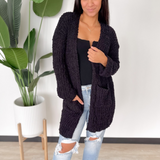 Emily Popcorn Black Cardigan