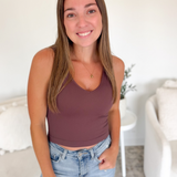Nikibiki Reversible Ribbed Crop Top