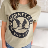 The Wild North Loon MN Tee