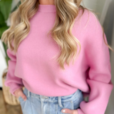 Drop Shoulder Relaxed Knit Sweater (3 Colors)