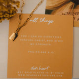 All Things Mini Tag Necklace