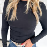 Soft Long Sleeve Basic Top (4 Colors)