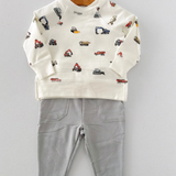 Sweatshirt & Jogger Set-Trucks