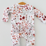 Wren Floral Ruffle Footie