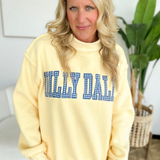Dilly Dally Reversable Mock Neck Sweatshirt