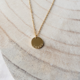 Loved Gold Coin Necklace
