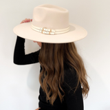 Double Trouble Ivory Hat