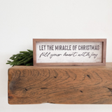 Let The Miracle Of Christmas Sign