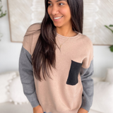 Sadie Colorblock Knit Sweater