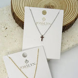 Classic Gold Mini Cross Necklace