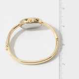 Hinged Oval Bangle Watch