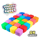 Sqweezy Stress Cubes - 24 Pcs