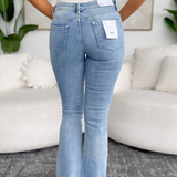 Evelynn High Rise Flare Vervet Jeans