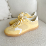Lemon/Cream Contrast Lifestyle Sneakers