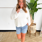 Ivory Chunky Knit Sweater