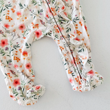 Winnie's Wildflower Ruffle Footie