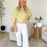 Lemonilla Crew Neck Boxy Sweater