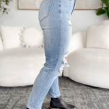 Lainey High Rise Mom Fit KanCan Jeans