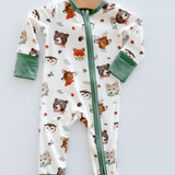 Woodland Animal Faces Romper