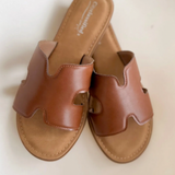 Tan Slip-on Sandal