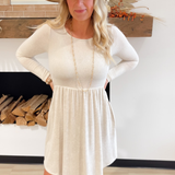 Sand Soft Knit Mini Dress