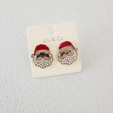 Santa Pearl Earrings