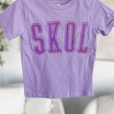 Toddler SKOL Purple Short Sleeve Top