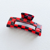 Game Day Checkered Claw Clip