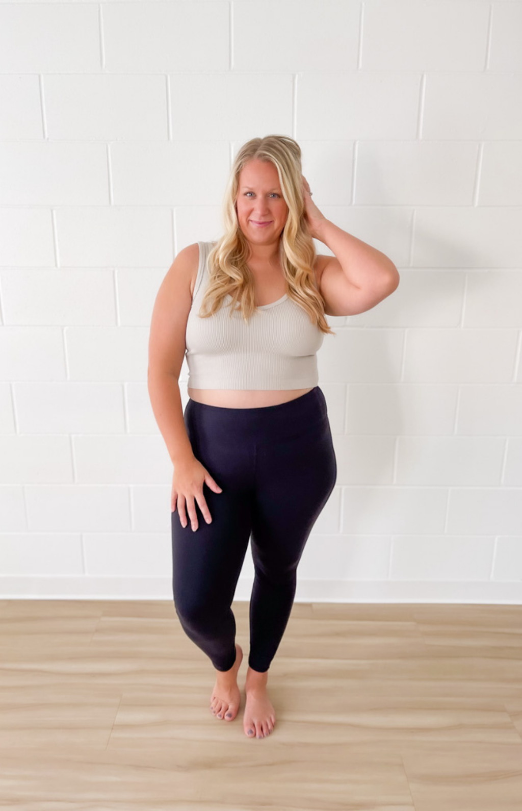 Erin Ribbed Tank Top-Curvy – Creative Touch Boutique