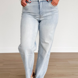 Nicole Wide Leg High Rise Jeans