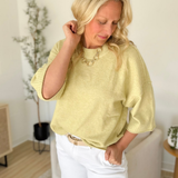 Lemonilla Crew Neck Boxy Sweater
