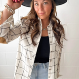 Suede Shoulder & Elbow Patch Button Down Shirt